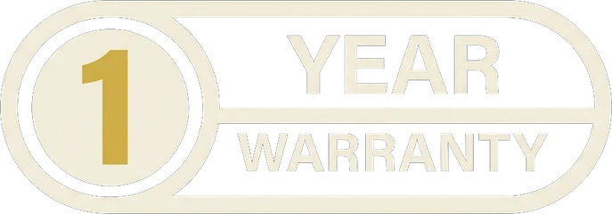 1 year warranty on installations